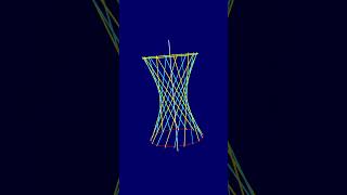 Hiperboloide de una hoja maths manim geometríaanalítica [upl. by Snyder]