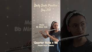 Daily Scale Practice Day 208 flute flutepractice flutescales [upl. by Bonni]