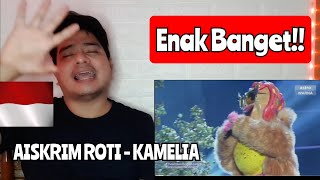 Reaction AISKRIM ROTI  KAMELIA  THE MASK SINGER 2 MINGGU 3 KUPAS [upl. by Caro741]