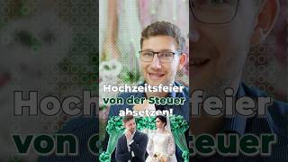 heiraten hochzeit steuern steuertipps finanzen [upl. by Neiht]