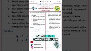 PART 13 TKP LATIHAN SOAL TES KARAKTERISTIK PRIBADI CPNS 2024 CPNS2024 CPNS [upl. by Kcirdde]