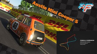 Tour de piste à Marrakesh en Austin Mini Cooper S sur Rfactor 2 [upl. by Noiro]