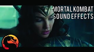 Wonder Woman Fight Scene w Mortal Kombat Sound Effects [upl. by Releehw]