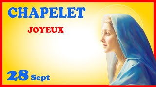 CHAPELET 🙏 Samedi 28 Sept  Mystères Joyeux [upl. by Selfridge533]