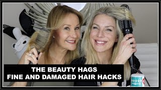 FINE amp DAMAGED HAIR HACKS  THE BEAUTY HAGS [upl. by Daniyal150]