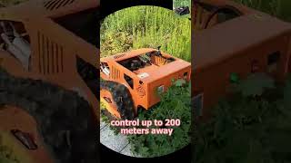 Vigorun remotely controlled track lawnmower for salemower remotecontrolmower [upl. by Yhtorod477]