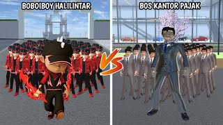 EXPERIMEN 100 BOBOIBOY HALILINTAR PETIR GLEDEK VS BOS KANTOR PAJAK RAKSASA [upl. by Anaela]