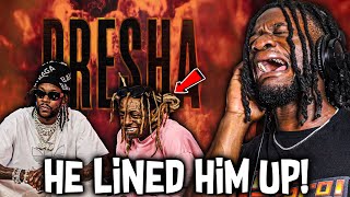 LIL WAYNE LINED 2 CHAINZ UP quotPreshaquot Lyric Video REACTION [upl. by Analiese]