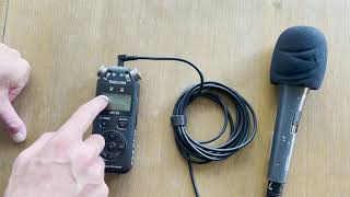 TASCAM DR05 Audio Recorder [upl. by Teage]