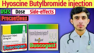 Hyoscine Butylbromide injection Uses  Buscogast injection  Buscopain injection [upl. by Lyrehc]