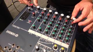 Jireh Supplies Demonstrates How to Connect external Mixer and Mics to Bose L1 Compact [upl. by Portuna]