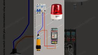 Photoelectric Sensor Alarm Circuit with Intermediate Relay Wiring  photoelectric sensor [upl. by Nirtiac118]