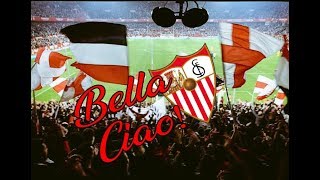 CANTICO  Forza Sevilla se oye en la grada Bella Ciao [upl. by Noivad140]