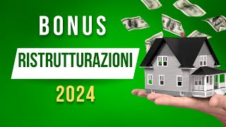 Bonus Ristrutturazione 2024 [upl. by Nireil]