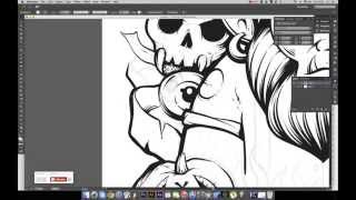 How to draw halloween event poster [upl. by Ehtiaf741]