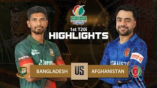 Bangladesh vs Afghanistan Highlights  1st T20i  Afghanistan tour of Bangladesh 2022 [upl. by Rossen172]