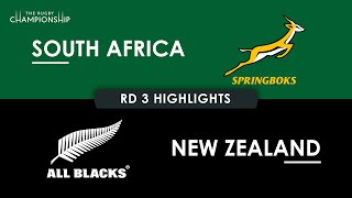 HIGHLIGHTS  SOUTH AFRICA v NEW ZEALAND  The Rugby Championship 2024 [upl. by Kondon]