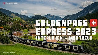 Wereldpremièr GoldenPass Express Montreux  Interlaken [upl. by Diao]