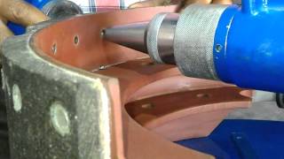 Brake Lining Rivetting amp Derivetting Machine Demo [upl. by Notrub579]