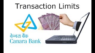 How to adjust Transaction Limits for Canara Bank Net Banking  Banking Tutorial [upl. by Donica18]