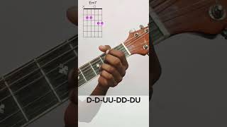 G  Cadd9 Em7  D ❤️ guitar guitartutorial shorts ytshots [upl. by Nohj372]