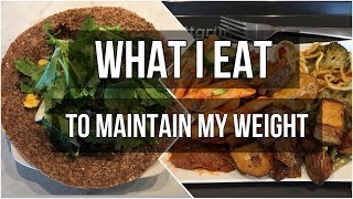 What I Eat To Maintain My Weight 2 Anorexia Recovered [upl. by Hpsoj]