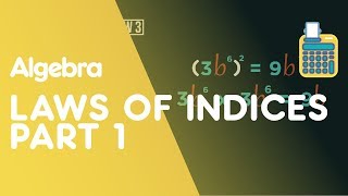 Laws of Indices  Part 1  Algebra  Maths  FuseSchool [upl. by Keyek508]