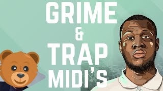 5 New Grime amp Trap MIDI FILES ROYALTY FREE [upl. by Connors]