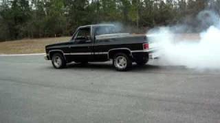 1986 Chevy C10 W 454 Burnout [upl. by Hess]