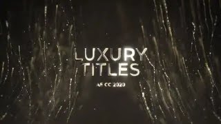 LUXURY GLITTER STREAKS TITLES  Free Template Download [upl. by Elsey]