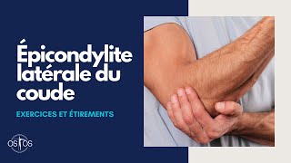 Epicondylite latérale du coude tennis elbow  Exercices et étirements EBP [upl. by Ames562]