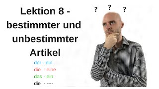 Deutschkurs A11 Lektion 8 bestimmterunbestimmter Artikel [upl. by Thetisa]