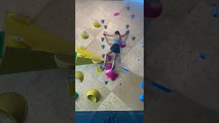 Slopers for days climbing bouldering pink girlclimber [upl. by Ailima]