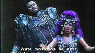 Luciano Pavarotti  Maria Chiara  AIDA  Finale  Scala Milano  Lorin Maazel 1986 [upl. by Kemme461]