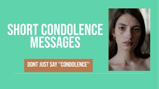 Phrases For Expressing Condolences In English Sentences to show sympathy Condolence messages [upl. by Neille]