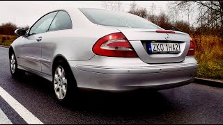 MercedesBenz CLK 270 CDI  straight pipe exhaust sound [upl. by Aerbma]