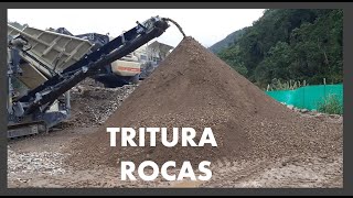 Vea como se Producen los MATERIALES AGREGADOS PARA CONCRETO  GRAVA Triturada ARENA y PIEDRA [upl. by Huskamp]