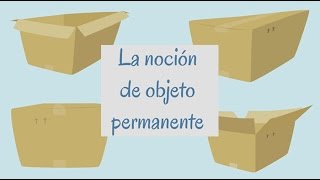 La noción de objeto permanente de Piaget [upl. by Gautious]