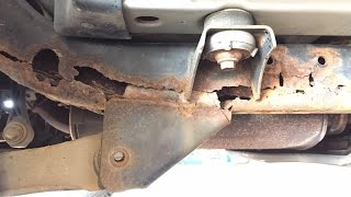 Jeep Wrangler Rusty Frame Repair [upl. by Concoff]