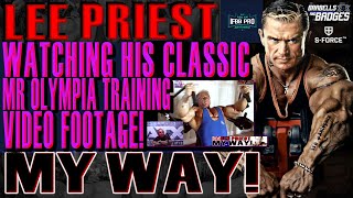 Lee Priest WATCHES and COMMENTS on his old MR OLYMPIA TRAINING FOOTAGE HYSTERICAL LOL [upl. by Ledah]