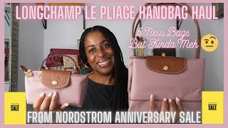 LONGCHAMP LE PLIAGE HANDBAG HAUL NORDSTROM ANNIVERSARY SALE longchamp nordstromanniversarysale [upl. by Kim]