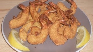 Comment faire des BEIGNETS DE CREVETTES très facilement [upl. by Lynnell]