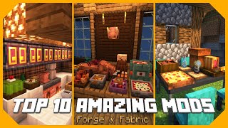 Top 10 Amazing Mod For Farmer Delight  Minecraft Forge amp Fabric 1192 amp Other Versions [upl. by Soigroeg]