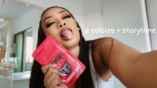 8 Edibles  makeup tutorial and storytime [upl. by Maxa125]