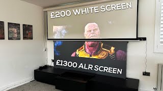 Projector White Screen vs ALR Screen  YOU NEED TO KNOW THIS [upl. by Town]