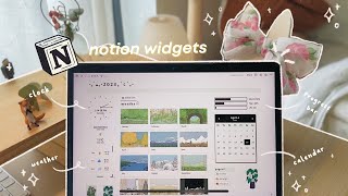 2023 NOTION TUTORIAL  How to Embed Widgets to Notion for Free with Indify [upl. by Nihi]