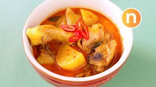 Malaysian Curry Chicken  Kari Ayam Nyonya Cooking [upl. by Ttevy]