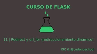 11 Redirect amp Urlfor URLs  Curso Flask [upl. by Parsons]