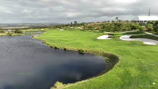 Golf Royal Óbidos  drone aerial video  hole02 [upl. by Eerat410]