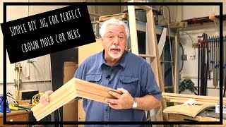 The Secret To Making Perfect Crown Mold Miter Cuts [upl. by Sashenka867]